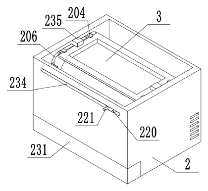 Automatic Cleaning Rodent Rearing Cage with Carousel Tray System - Patent Fig. 4