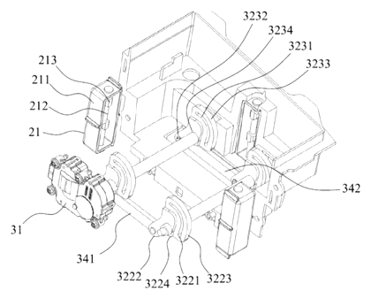 Lifting Phone Tray Mechanism for Vehicle Cockpits - Patent Fig. 4