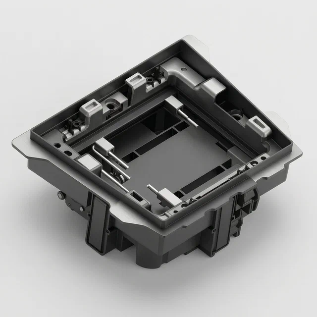 Lifting Phone Tray Mechanism for Vehicle Cockpits - product render