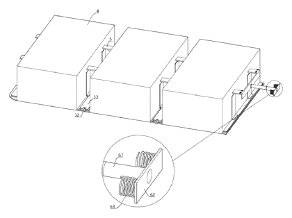 Street Lamp Angle Adjusting Mechanism with Rotatable Reflectors - Patent Fig. 5