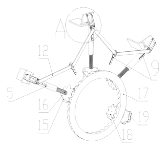 Automobile Transmission Belt Dismounting Device with Prying Mechanism - Patent Fig. 4
