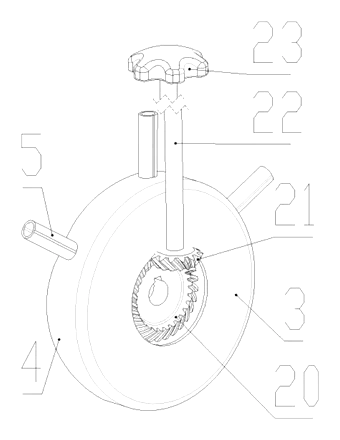 Automobile Transmission Belt Dismounting Device with Prying Mechanism - Patent Fig. 6
