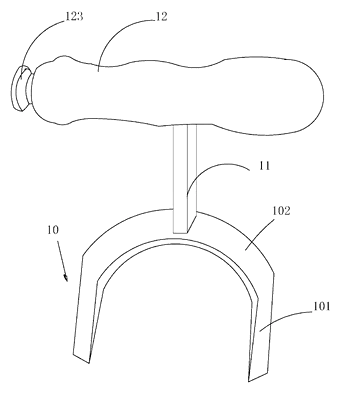 Modular Open-End Wrench with Detachable Jaw Heads for Tight Spaces - Patent Fig. 5