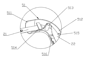 U-Shaped LED Fluorescent Lamp with a Soft Substrate and Rear Support Frame - Patent Fig. 5
