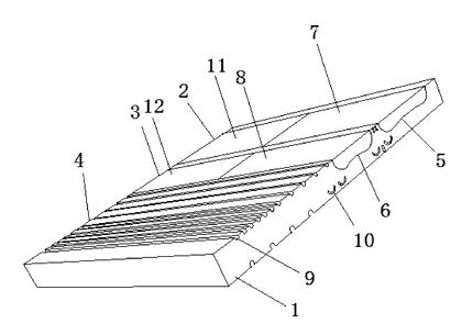 Adjustable Sponge Mattress with Interchangeable Zone Inserts - Patent drawing - adjustable sponge mattress with zone grooves