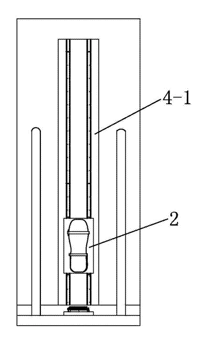 Foldable Leg Stretching Device for Split Exercises - Patent drawing - overall view of the leg stretching device