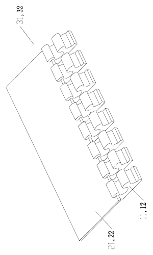 Stacked Zipper with Teeth That Mesh Top-to-Bottom - Patent Fig. 2