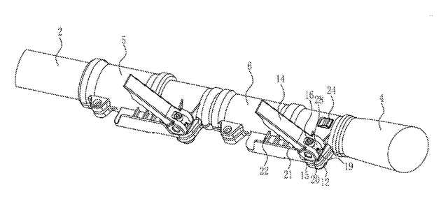 Cam-Lock Telescopic Pole for Garden Power Tools - patent drawing