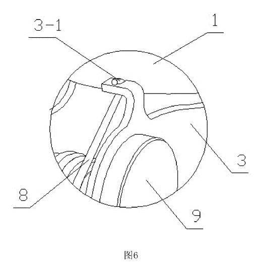 Compact Torsion-Spring Bike Bell - Patent Fig. 6 - detail of torsion spring and locating catch