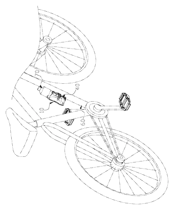 Bicycle Bottle Cage with Integrated Tire Levers and Tool Heads - Patent Fig. 4