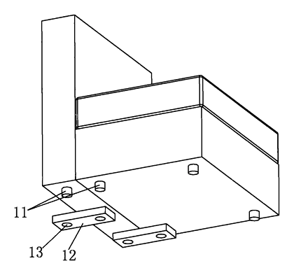 Composite Furniture Stable Structure with Connecting Plate and U-Clamp - Patent Fig. 2