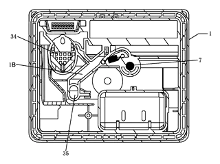 Electromagnetic Slide-Open Detergent Dispenser for Dishwashers - Patent Fig. 7