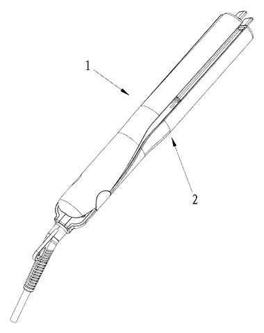 Angled-Plate Hair Straightener - Patent Fig. 5