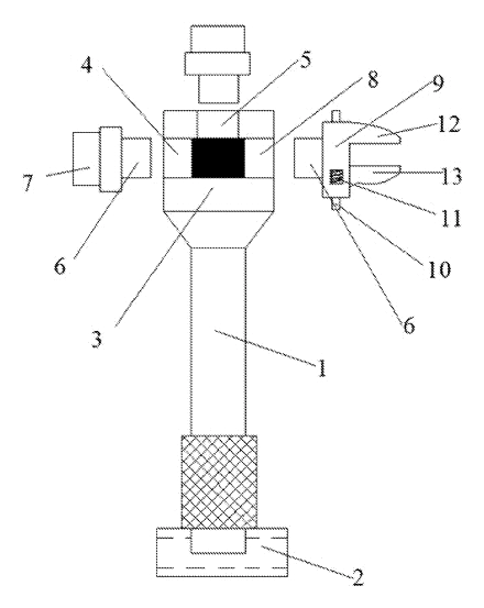 Modular Wrench with Screw-On Heads - Patent drawing - handle, hub and heads