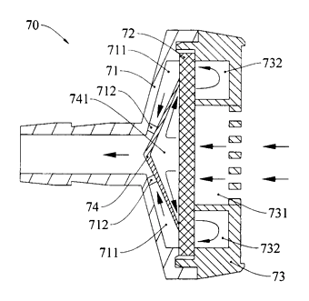 Portable Water-Taking and Purifying Cup with Built-In Pump and Quality Detector - Patent Fig. 4