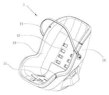 Infant Car Seat with a Load-Bearing Base That Wraps the Carrier - Patent Fig. 3