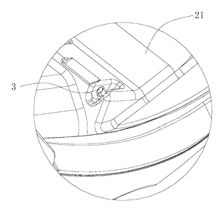 Infant Car Seat with a Load-Bearing Base That Wraps the Carrier - Patent Fig. 6
