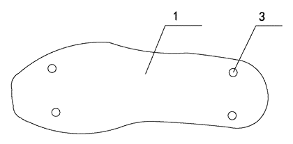 Sensor-Enabled Training Running Shoe with Laser Stride Guide - Patent Fig. 1