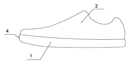 Sensor-Enabled Training Running Shoe with Laser Stride Guide - Patent Fig. 2