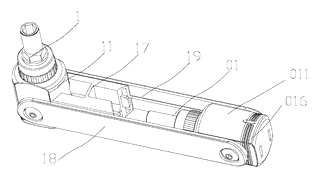 Storage-Type Ratchet Wrench with Foldable Tool Bodies and Internal Bit Compartment - Patent Fig. 19