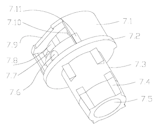 Storage-Type Ratchet Wrench with Foldable Tool Bodies and Internal Bit Compartment - Patent Fig. 7