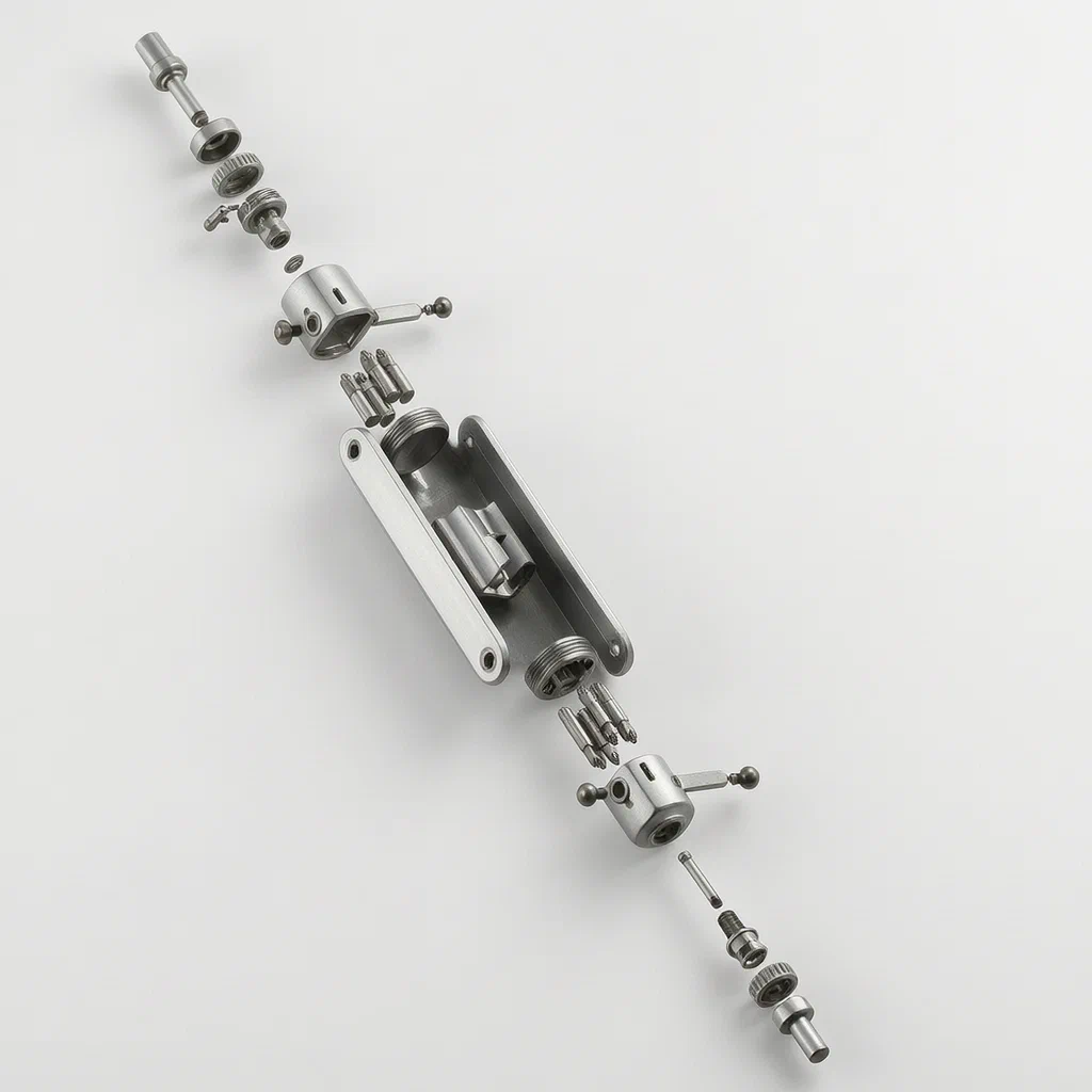 Storage-Type Ratchet Wrench with Foldable Tool Bodies and Internal Bit Compartment - product render