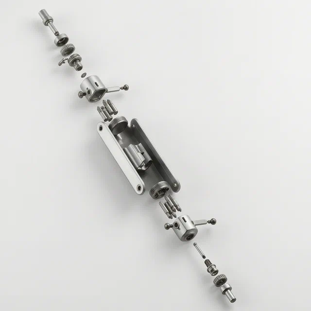 Storage-Type Ratchet Wrench with Foldable Tool Bodies and Internal Bit Compartment - product render