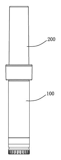 Refillable Lipstick Case with Sealed Snap-In Refill Pods - Patent Fig. 1