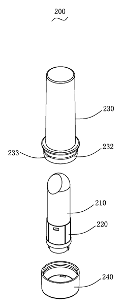 Refillable Lipstick Case with Sealed Snap-In Refill Pods - Patent Fig. 9