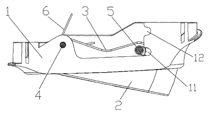 Retractable Side Impact Protection Block for Child Car Seats - Patent drawing - exploded components