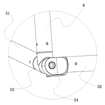 Folding Football Goal with Rotary-Head Hinge and Plug-In Base - Patent Fig. 6