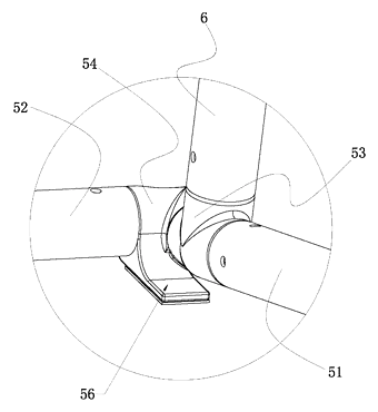 Folding Football Goal with Rotary-Head Hinge and Plug-In Base - Patent Fig. 7