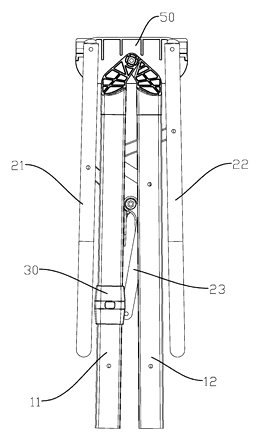 One-Motion Folding Baby Crib with Linked Frame - Patent Fig. 7