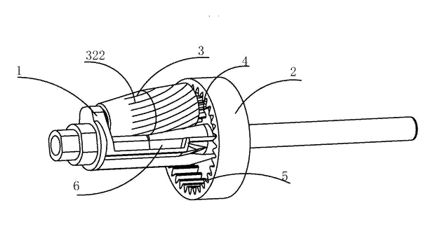 Long-Point Sketch Pencil Sharpener - Patent Fig. 4 - assembled