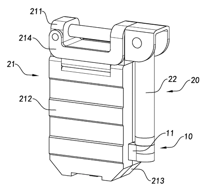 Telescoping Tripod Portable Work Light with Fold-In Light Panels - Patent drawing - work lamp unfolded