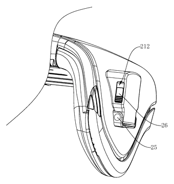 Child Safety Seat with Rotatable Side Impact Protection Device - Patent Fig. 3