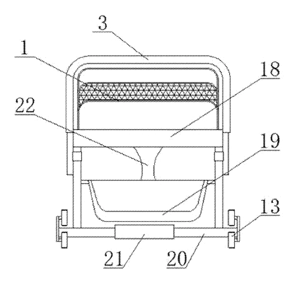 Motorized Stair-Climbing Baby Stroller with Tri-Wheel Front Assembly - Patent Fig. 2