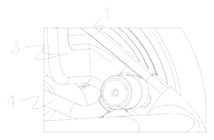 Baby Stroller Frame with Direction-Adjustable Seat and One-Hand Fold - Patent Fig. 7