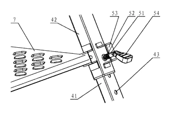 Double-Folding Workbench with Three-Part Tabletop and Telescopic Legs - Patent Fig. 3