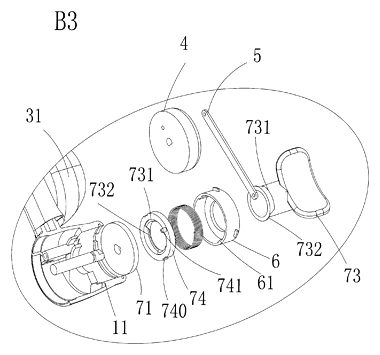 Motorized Rocking Stroller That Rocks by Turning Its Wheels - Patent Fig. 14