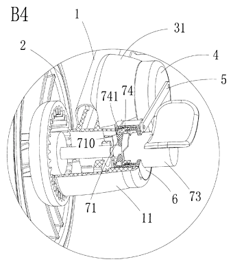 Motorized Rocking Stroller That Rocks by Turning Its Wheels - Patent Fig. 16