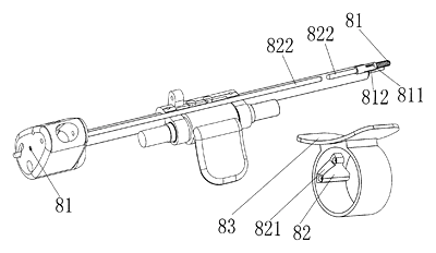 Motorized Rocking Stroller That Rocks by Turning Its Wheels - Patent Fig. 28