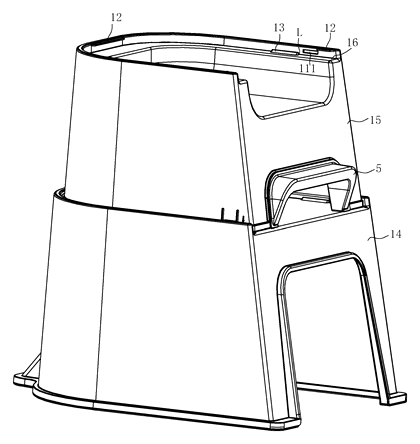 Nesting Children's Table and Chair Set with Tool-Free Snap Connection - Patent Fig. 5