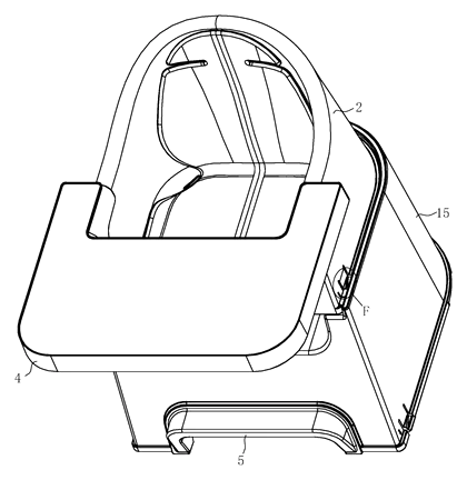 Nesting Children's Table and Chair Set with Tool-Free Snap Connection - Patent Fig. 7