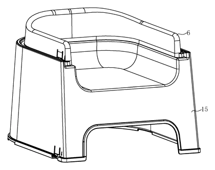 Nesting Children's Table and Chair Set with Tool-Free Snap Connection - Patent Fig. 8
