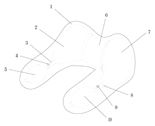 Adjustable Airbag U-Shaped Neck Pillow with Memory Foam - Patent Fig. 1
