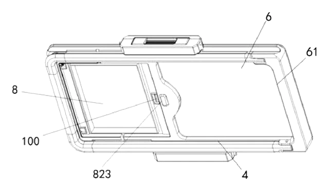 Reversible Fishing Seat-Box Lid with Backrest - patent drawing