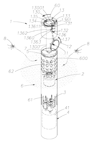 Mosquito Fan That Listens for Mosquitoes Before It Sprays - Patent Fig. 10