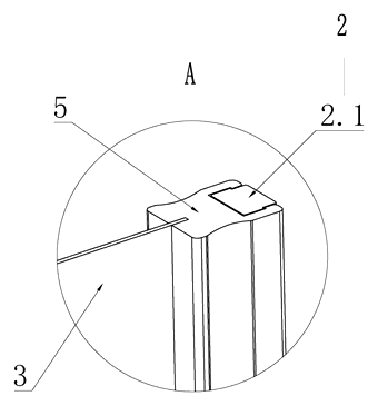 Retractable Shower Curtain with Magnetic Closure and Auto-Rewind Spool - Patent Fig. 2