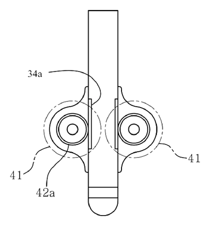 Push-Button Retractable Pen with Guided Elastic Clip Mechanism - Patent Fig. 14